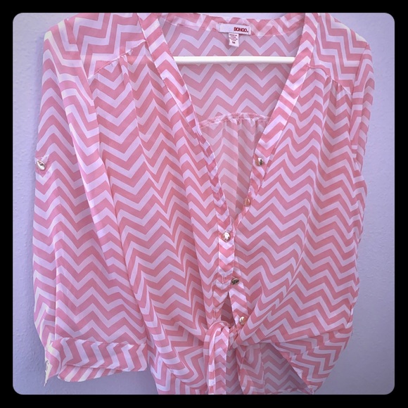 Medium Candies Blouse with tie front - Picture 1 of 5